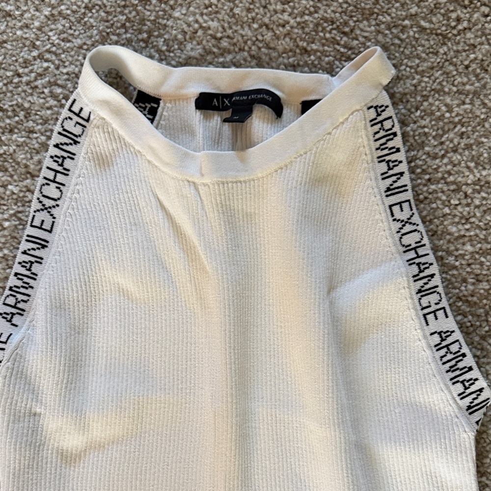 Armani Exchange White Midi Dress - Picture 2 of 2